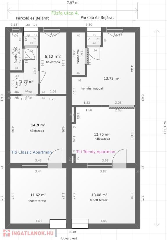Titi Classic & Trendy Apartman บุค ภายนอก รูปภาพ